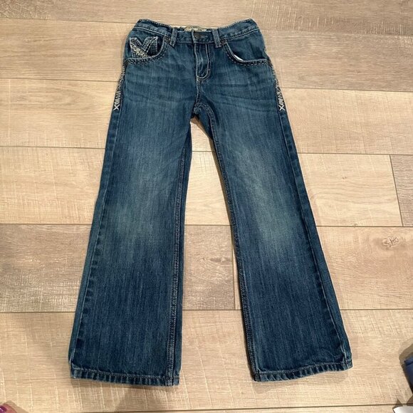 WRANGLER 20X GIRLS DENIM JEANS BOOT CUT SIZE 9 REG - Picture 1 of 10